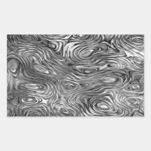Molten print sticker rectangle