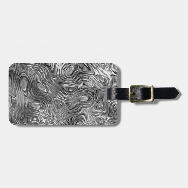 Molten print Text luggage tag (Front Horizontal)