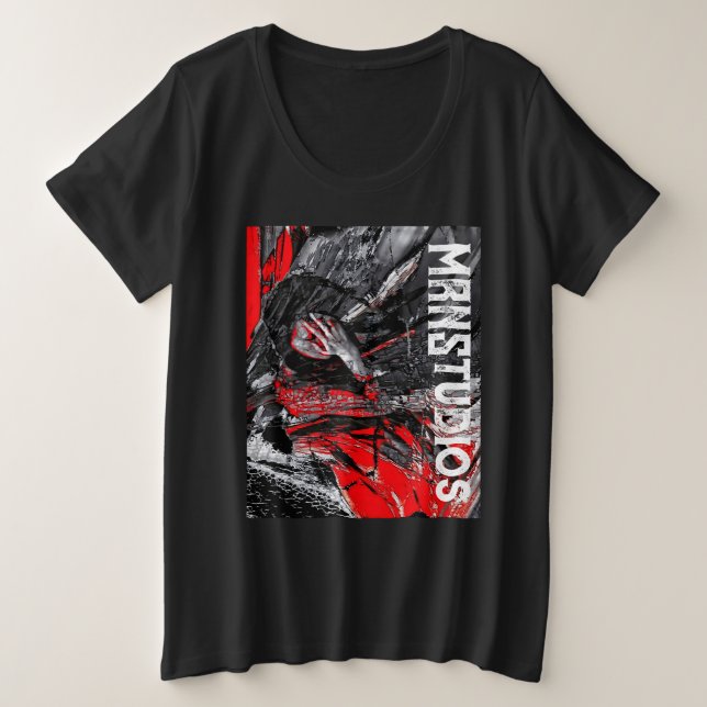 Molten Soul  Plus Size T-Shirt (Design Front)