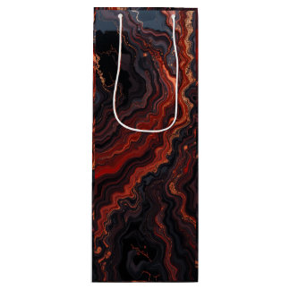 Molten Veins Wine Gift Bag