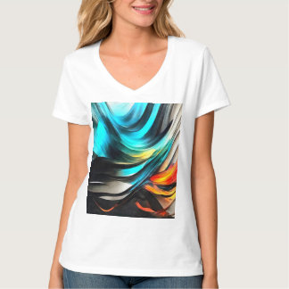 Molten Warmth Vivid Abstract Landscape 3 T-Shirt
