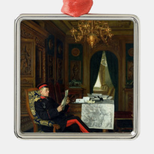 Moltke in Versailles, 1872 Metal Tree Decoration