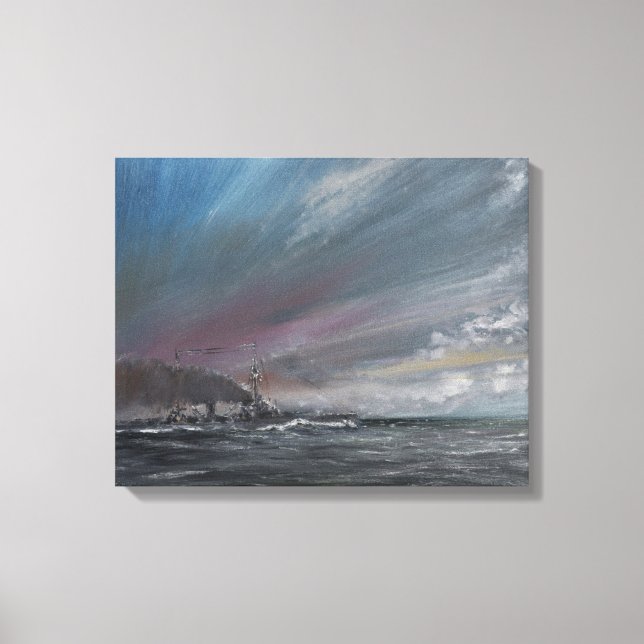 Moltke Jutland 1916. 2014 Canvas Print (Front)