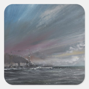 Moltke Jutland 1916. 2014 Square Sticker