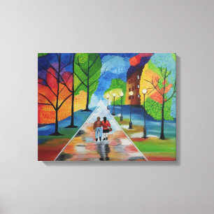 Molto amore per vicinato by Unknown Canvas Print