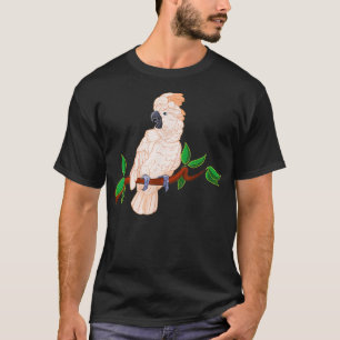 Moluccan Cockatoo on a Branch T-Shirt