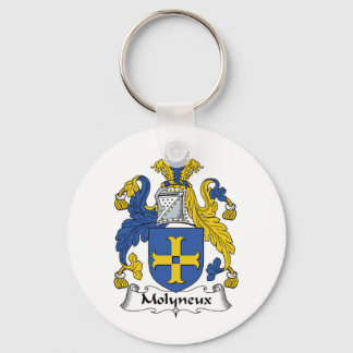 Molyneux Family Crest Key Ring