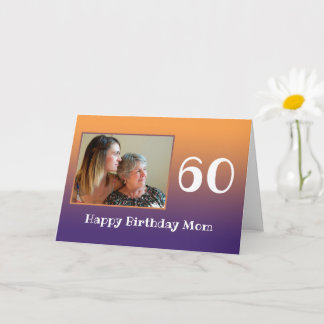Mom 60th Birthday 60 Years Old Text Photo Template