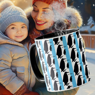 MOM and Baby Penguin  Mug