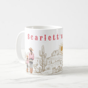 Mom and daughter CowGirls Gift 11oz Coffee Mug