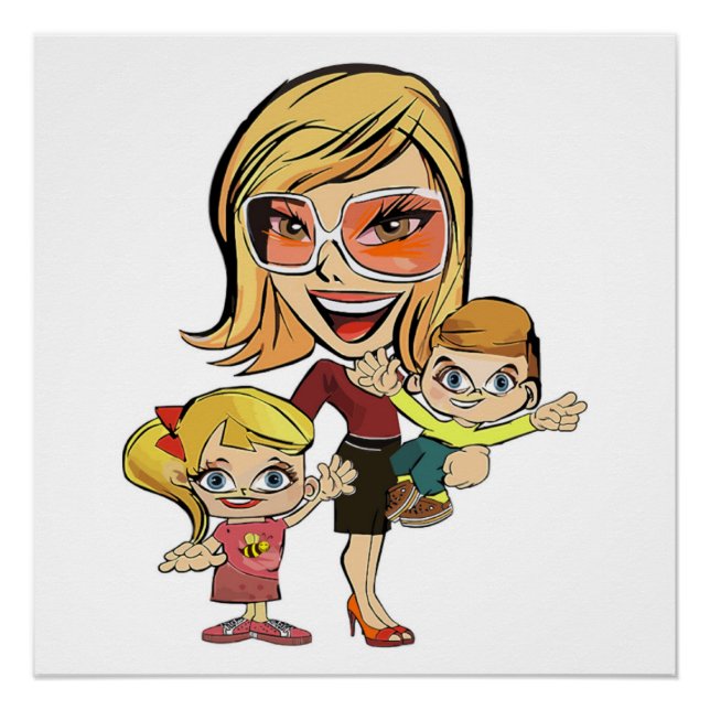 MOM AND KIDS POSTER (Front)