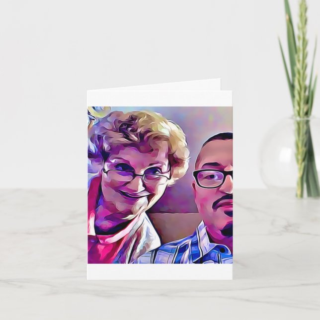 Mom and me Mother's Day 2017 ages 84 and 64 card   (Front)