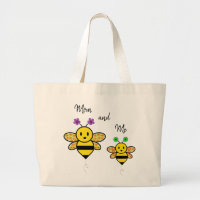 Mom and Me Whimsical Geo Shape Baby Tote Bag