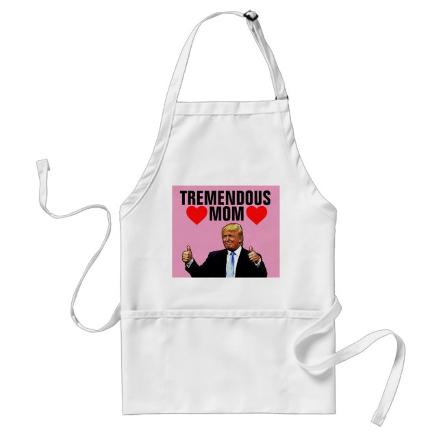 MOM APRON, DONALD TRUMP KITCHEN APRON (Front)