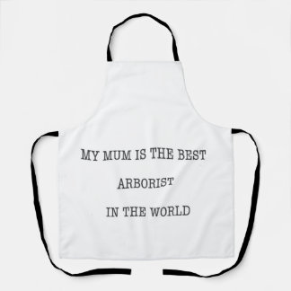 Mom Arborist gift present chainsaw cup Apron
