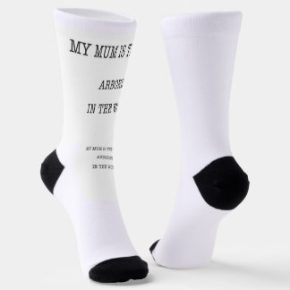 Mom Arborist gift present chainsaw cup Socks