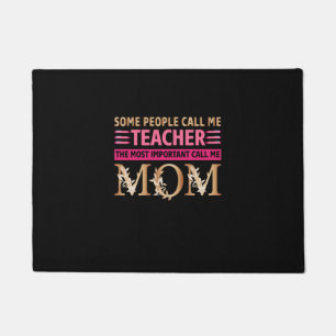 Mom Art A Mom And A Teacher Doormat