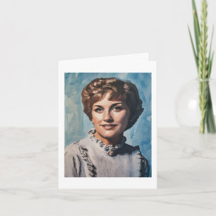 Mom as Computer Watercolor Painting Card