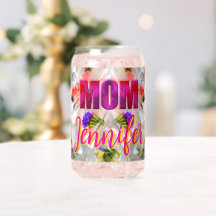'Mom-Boss-Fire' - Floral design in cubes