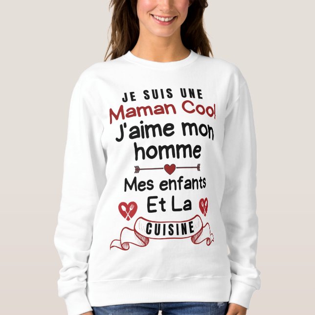 Mom cool sweatshirt (Front)