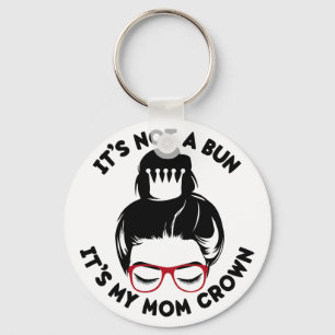 Mom Crown Key Ring
