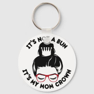 Mom Crown Key Ring