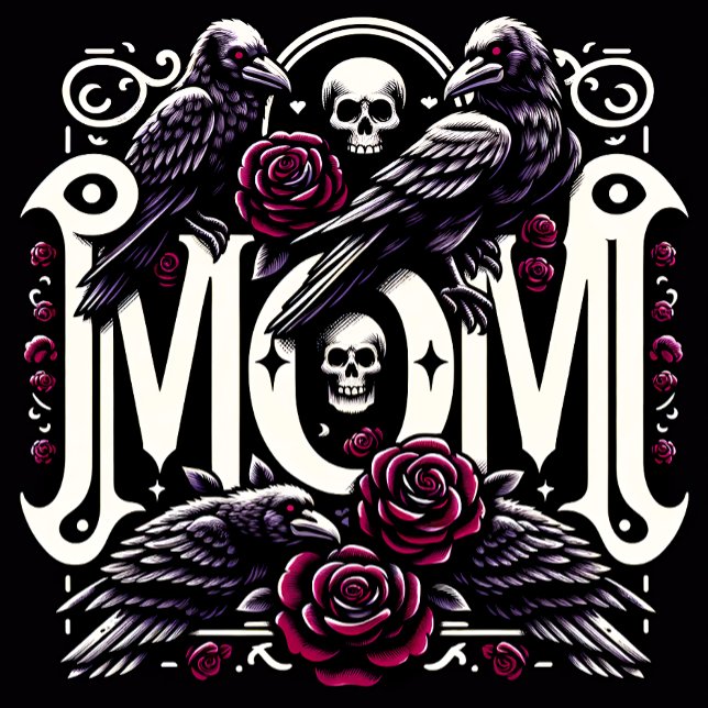 MOM Crows Skulls And Roses Playing Cards (Creator Uploaded)