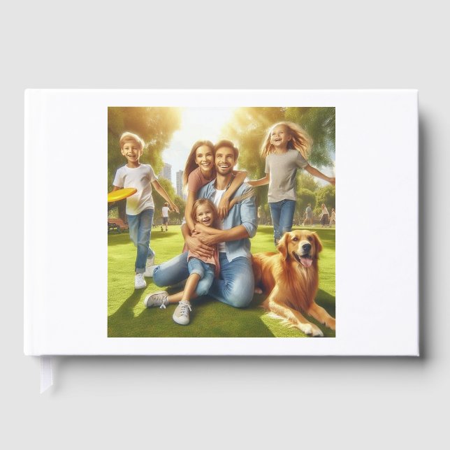 MOM&DAD love  to FAMILY  Guest Book (Front)