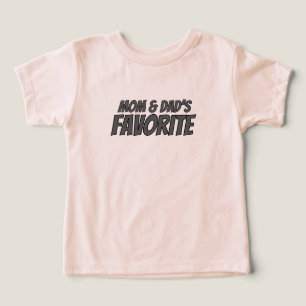 Mom & Dad’s Favorite – Cute Kids T-Shirt Fun Fam