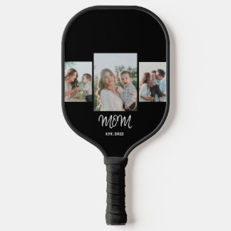 Mom Established, 3-Photo Pickleball Paddle