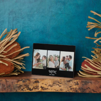 Mom Established, 3-Photo Plaque