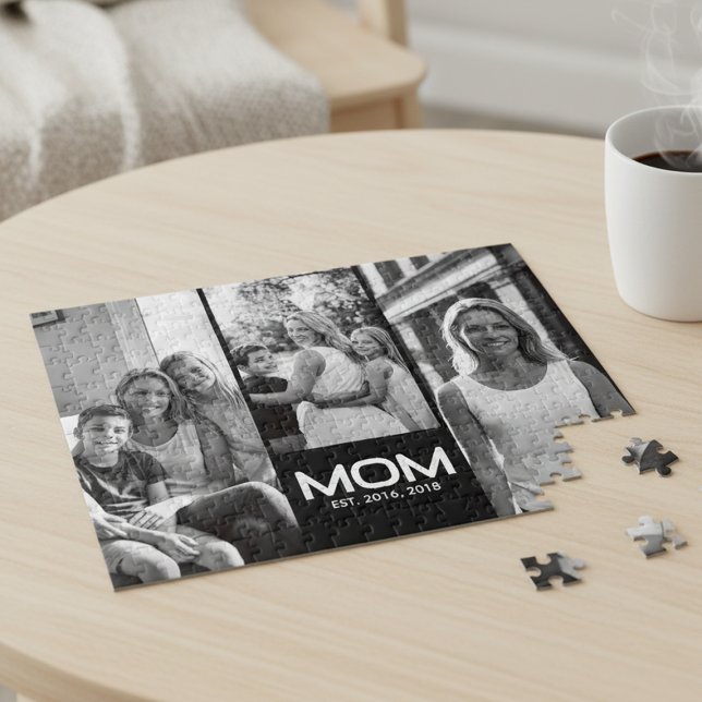 Mom Established Bold Black 3 Photo  Jigsaw Puzzle (Creator Uploaded)