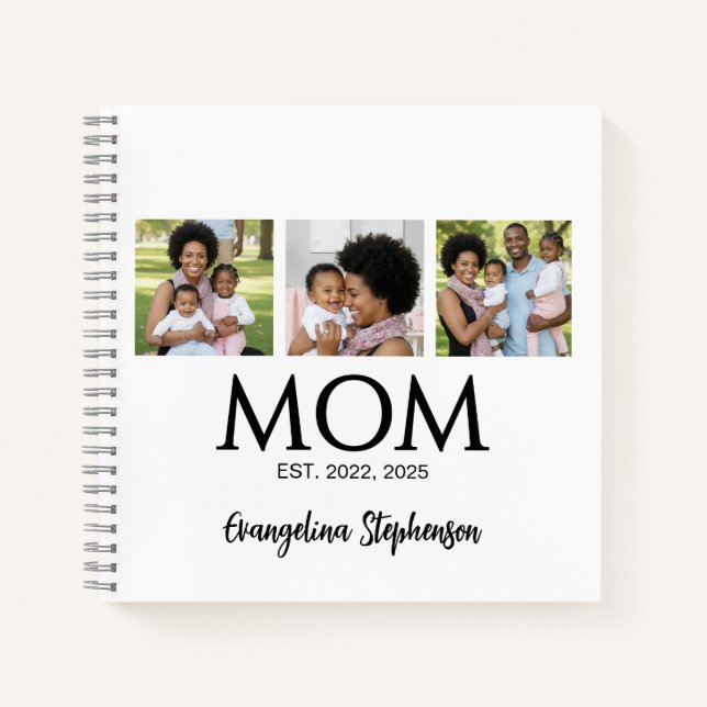 Mom Established Caps 3 Photo Journal (Front)