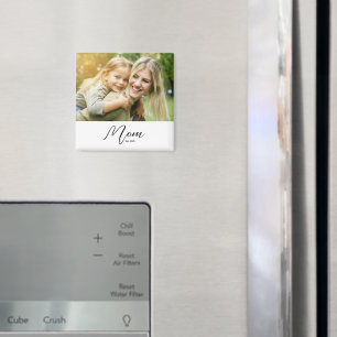 Mom Established Photo Mother's Day Magnet