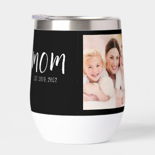 Mom Established Script Black Photo
