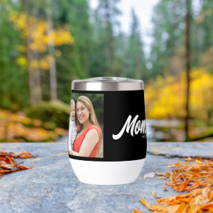 Mom Established Script Black Photo