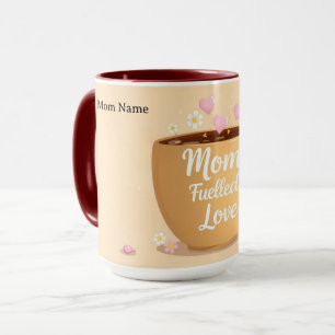 Mom Fueled By Love And Coffee Premium Mug