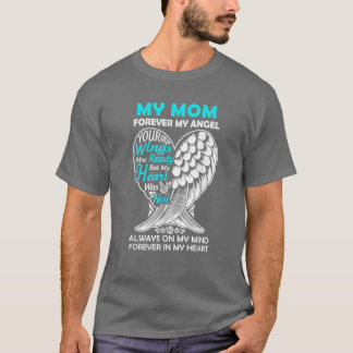 Mom in heaven forever my Angel in memory t friend  T-Shirt
