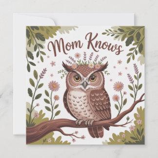 Mom Knows Invitation