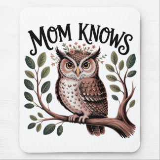 Mom Knows Mouse Pad