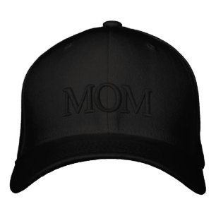 MOM Lettering Hat – Simple Embroidered Style