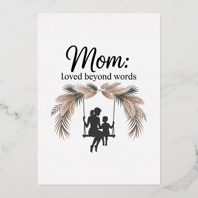 Mom Loved Beyond Words (Front)