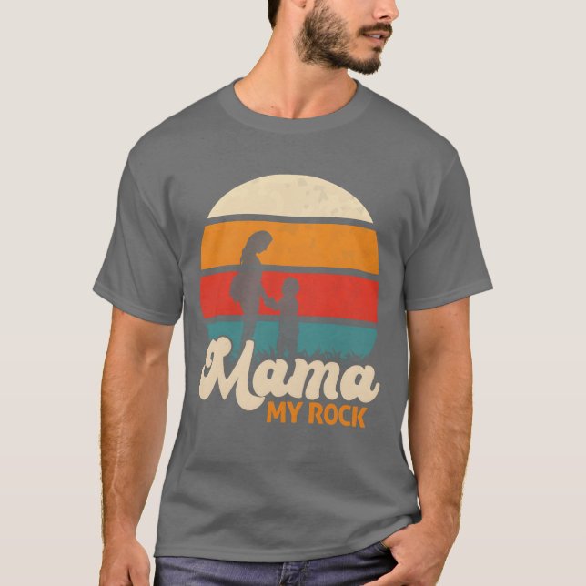 Mom Mama My Rock funny T-Shirt (Front)