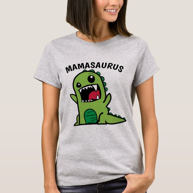 MOM MAMASAURUS DINOSAUR FUNNY T-shirts (Front)