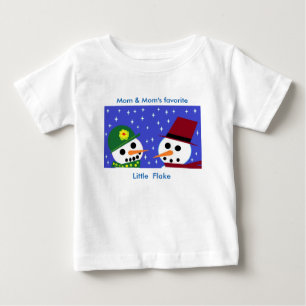 MOM & MOM'S FAVORITE LITTLE FLAKE BABY TEE
