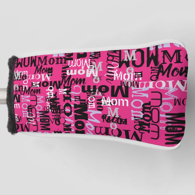 MOM MOTHER Mothers Day Gift Golf Custom Sports Head Cover (Front)