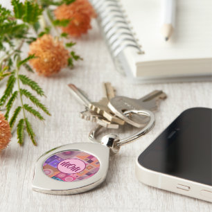 MOM, MOTHER, WOMEN, BIRTHDAY, GIFT SILVER PLATED KEY RING