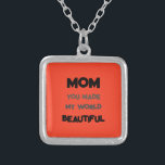 MOM, MOTHER, WOMEN, BIRTHDAY, GIFT  SILVER PLATED NECKLACE<br><div class="desc">This design is more suitable for enhance the creativity of people. There are several other matching items in the store. Please visit store for more matching items such as bracelets ,  neckless and so on.</div>