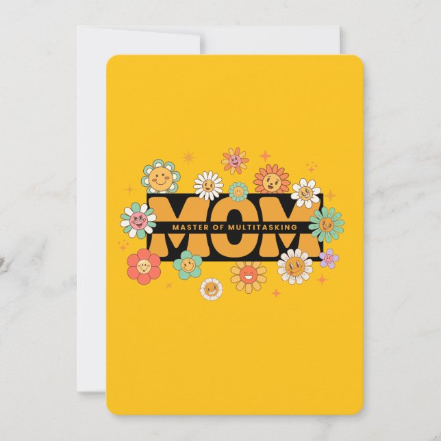 MOM : Mothers Day Collection 3 Holiday Card (Front)