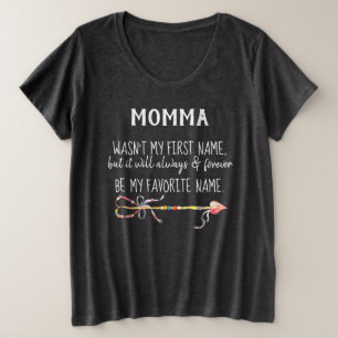 Mom My Favorite Name Quote Plus Size T-Shirt